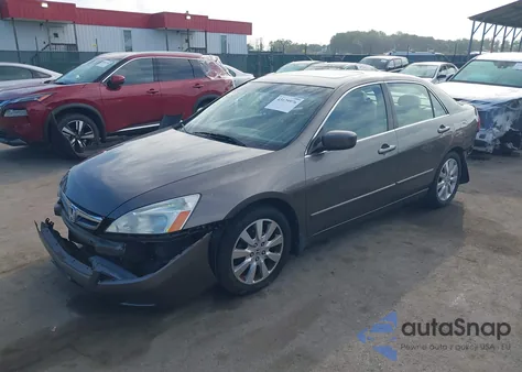 2007 Honda Accord 3.0 Ex из США, поврежденный, VIN 1HGCM665X7A020544